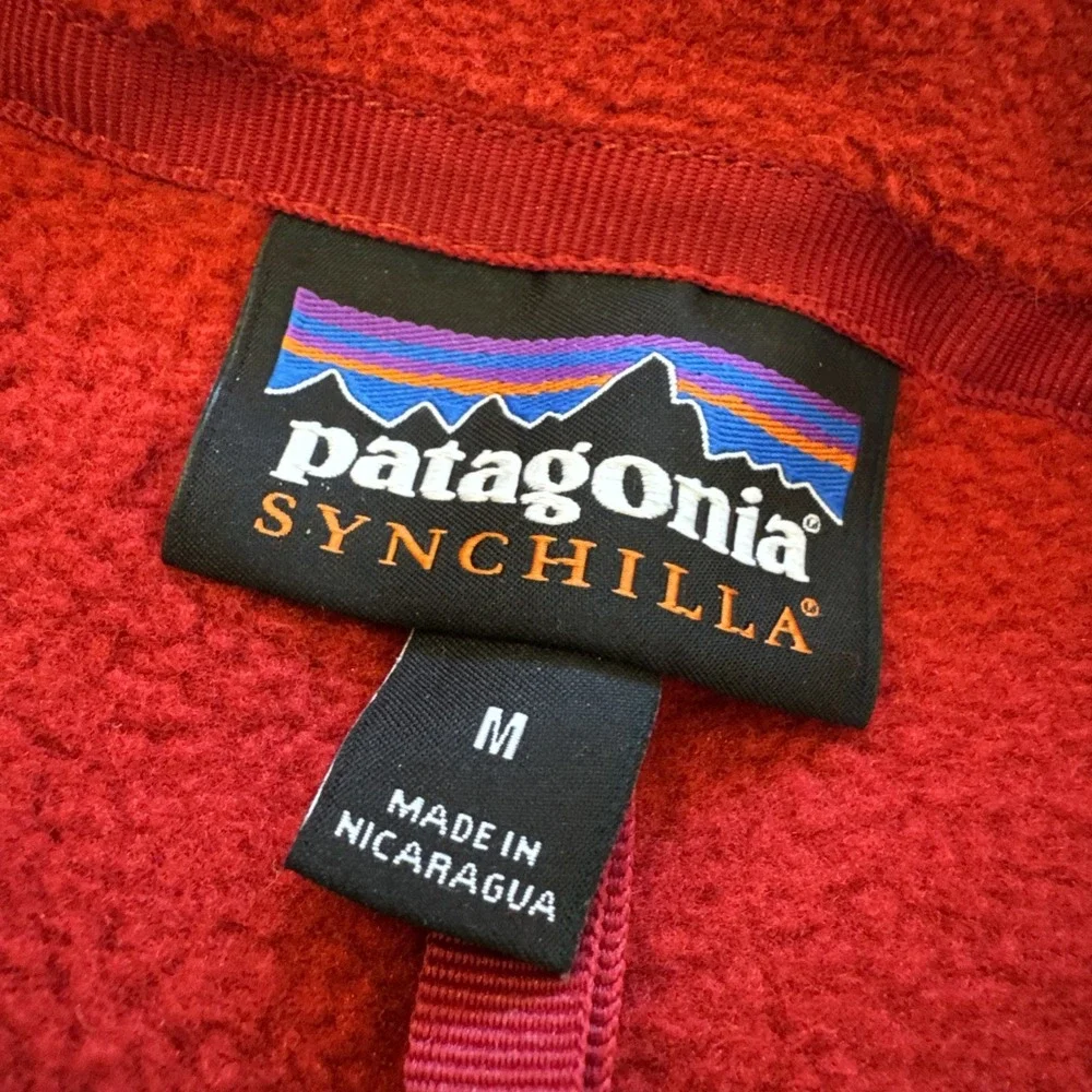 Patagonia Synchilla Marsupial Pullover Fleece Jacket Mens M Gorpcore 23000 Vtg‎